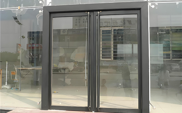 靖远玻璃地弹门